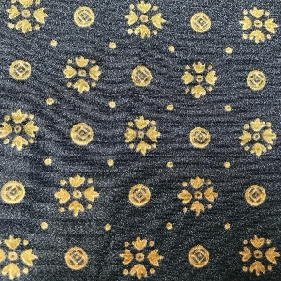 Vintage Rena Rowan for Seville Button Down Long Sleeve Printed Blouse Size 16 - Picture 4 of 10